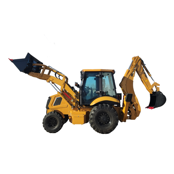 Loader with Big Digging Force Backhoe Equipment